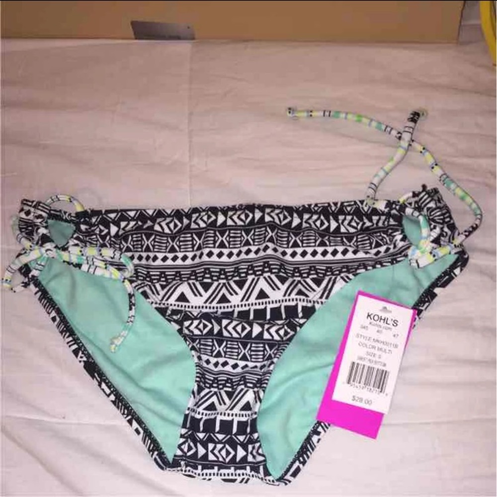 Breaking waves bathing suit bottoms